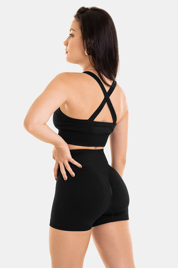 Bacon Active Sports Bra Seamless Base Bra // Black